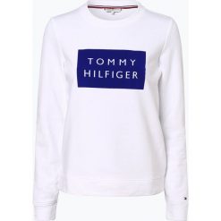 Tommy Hilfiger - Damska bluza nierozpinana, czarny. Czarne bluzy damskie TOMMY HILFIGER, l, z napisami. Za 399,95 zł.