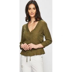 Tally Weijl - Bluzka. Czarne bluzki damskie TALLY WEIJL, s, bez wzorów, z wiskozy, casualowe, bez kołnierzyka, bez rękawów. W wyprzedaży za 69,90 zł.