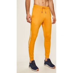Under Armour - Spodnie. Szare spodnie męskie Under Armour, m, z nadrukiem, z bawełny. W wyprzedaży za 199,90 zł.