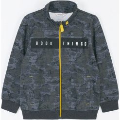 Coccodrillo - Bluza dziecięca 92-122 cm. Szare bluzy chłopięce COCCODRILLO, z nadrukiem, z dzianiny, bez rękawów, bez kaptura. Za 89,90 zł.