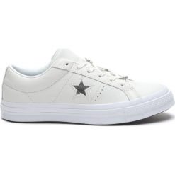 Converse One Star Tenisówki Biały. Białe trampki i tenisówki damskie Converse, bez wzorów, z materiału, bez zapięcia. Za 430,95 zł.
