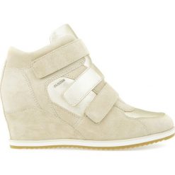 Buty ślubne damskie: Skórzane buty na koturnie D ILLUSION D