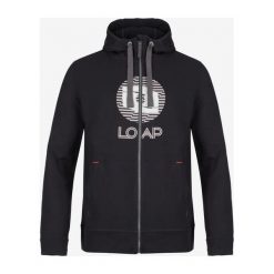 Loap Dalek Bluza Czarny. Czarne bluzy męskie Loap, s, z nadrukiem, z bawełny, bez kołnierzyka, bez rękawów, bez kaptura. Za 154,95 zł.