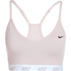 Biustonosze sportowe: Nike Performance PRO INDY SOFT BRA Biustonosz sportowy particle rose/pure/white/black