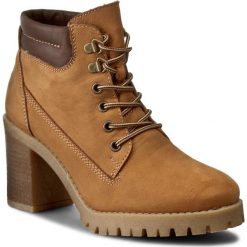 Botki LASOCKI - W127 Camel. Brązowe botki damskie na obcasie marki Lasocki, z nubiku. W wyprzedaży za 140,00 zł.