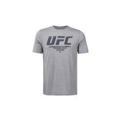 T-shirty z krótkim rękawem Reebok Sport Koszulka UFC Fan Gear Logo. Szare koszulki męskie Reebok Sport, s, bez wzorów, sportowe, bez kołnierzyka, z krótkim rękawem, krótkie. Za 89,95 zł.