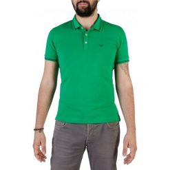 Emporio Armani koszulka polo męska XXL zielona. Zielone koszulki męskie Emporio Armani, xxl, bez wzorów, z krótkim rękawem. W wyprzedaży za 199,00 zł.