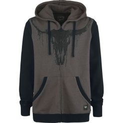 Bluzy męskie: Black Premium by EMP Mask Of Sanity Bluza z kapturem rozpinana czarny/brązowy