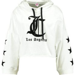Bluzy rozpinane damskie: Juicy Couture TERRY LOGO HOODED Bluza z kapturem bleached bone