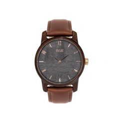 DREWNIANY ZEGAREK MĘSKI SLIM 43 N091. Szare zegarki męskie marki Neatbrand, srebrne. Za 699,00 zł.