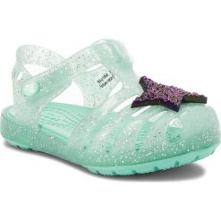 Sandały dziewczęce: Sandały CROCS – Isabella Novelty Sandal 205038 Mint