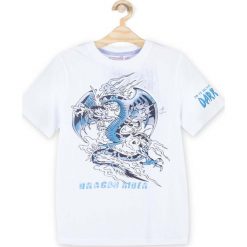 Coccodrillo - T-shirt dziecięcy 128-158 cm. Szare t-shirty męskie marki COCCODRILLO, s, z nadrukiem, z bawełny, z okrągłym kołnierzem. Za 45,90 zł.