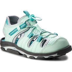 Sandały NEW BALANCE - K2029GRM Zielony. Zielone sandały dziewczęce New Balance, ze skóry ekologicznej. W wyprzedaży za 129,00 zł.