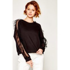 Bluza Red Valentino TR0MF03H. Czarne bluzy damskie Red Valentino, m, bez wzorów, z bawełny, bez rękawów, bez kaptura. W wyprzedaży za 709,00 zł.