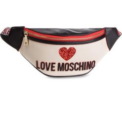 Saszetka nerka LOVE MOSCHINO - JC4155PP17L3100A Nero/Avorio. Brązowe nerki damskie Love Moschino, bez wzorów, ze skóry ekologicznej, młodzieżowe, bez dodatków. Za 659,00 zł.