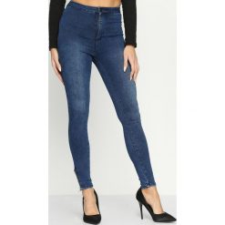Granatowe Jeansy Tight. Niebieskie bez kategorii marki Born2be. Za 49,99 zł.