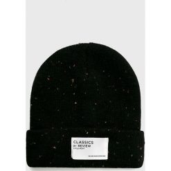 Review - Czapka. Czarne czapki męskie marki Review, na zimę, z dzianiny. W wyprzedaży za 37,90 zł.