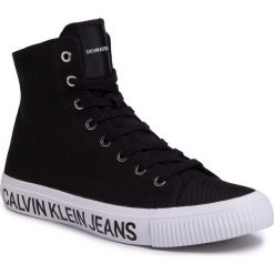 Trampki CALVIN KLEIN JEANS - Deforest B4S0113X Black. Czarne półbuty męskie Calvin Klein Jeans, na co dzień, bez wzorów, z jeansu, eleganckie, bez zapięcia. W wyprzedaży za 329,00 zł.