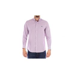 Koszule z długim rękawem Harmont Blaine CRB 014 ORCHIDEA. Fioletowe koszule męskie Harmont Blaine, xxl, bez wzorów, bez kołnierzyka, z długim rękawem. Za 585,88 zł.