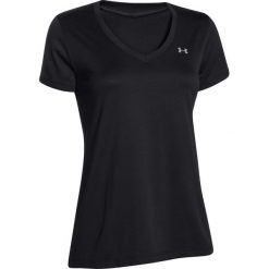 Under Armour Tech SS-Solid 1255839-002. Czarne t-shirty damskie Under Armour, m, bez wzorów, z poliesteru, bez kołnierzyka. W wyprzedaży za 79,99 zł.