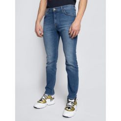 Jeansy Slim Fit Lee Rider L701ROEM. Niebieskie jeansy męskie Lee, m, bez wzorów, z elastanu. Za 329,00 zł.