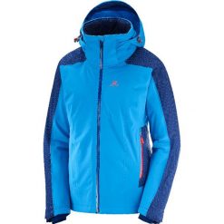 Kurtki damskie softshell: Salomon Kurtka damska Brilliant W Hawaiian Surf/Medieval Blue r. L (403004)