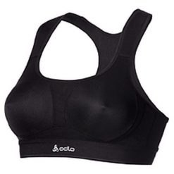 Odlo Biustonosz Bra High Ultimate Fit czarny r. 70A (13021A). Czarne biustonosze sportowe damskie marki Odlo. Za 86,14 zł.