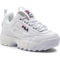 Sneakersy FILA - Disruptor Kids 1010567.1FG White. Białe półbuty dziewczęce Fila, na sznurówki. Za 339,00 zł.