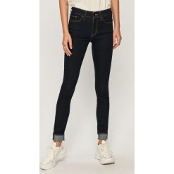 Levi's - Jeansy 711. Niebieskie jeansy damskie Levi's®, s, bez wzorów, z elastanu. Za 389,90 zł.