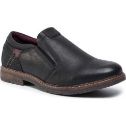 Półbuty GO SOFT - 9128-19825-02 Black. Czarne półbuty męskie GO SOFT, na co dzień, bez wzorów, ze skóry ekologicznej, bez zapięcia. W wyprzedaży za 84,98 zł.