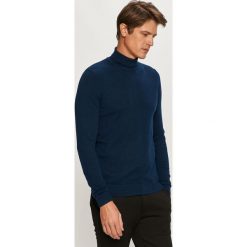 Only & Sons - Sweter. Niebieskie swetry męskie Only & Sons, s, bez wzorów, z poliesteru, z golfem, bez kaptura. W wyprzedaży za 99,90 zł.