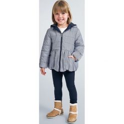Mayoral - Kurtka dziecięca 92-134 cm. Niebieskie kurtki dziewczęce Mayoral, bez wzorów, z poliesteru, krótkie, z kapturem. Za 219,90 zł.