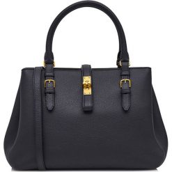 Torebki klasyczne damskie: Skórzana torebka w kolorze czarnym – (S)35 x (W)23 x (G)16 cm – (S)35 x (W)23 x (G)16 cm