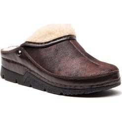 Kapcie BERKEMANN - Remonda 01152 Dunkelbraun 491. Pomarańczowe klapki damskie Berkemann, z wełny. Za 389,00 zł.