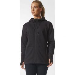 Bluzy rozpinane damskie: Adidas Bluza damska Timeout Hoodie czarna r.S (BQ9446)
