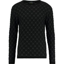 Swetry klasyczne męskie: Key Largo WAVE Sweter black