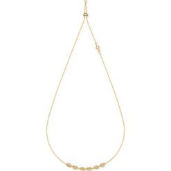Swarovski - Naszyjnik Shell. Żółte naszyjniki damskie Swarovski, z kryształem, metalowe. Za 429,90 zł.