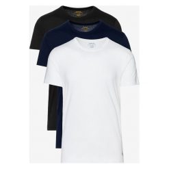 Polo Ralph Lauren 3-pack Dolna koszulka Czarny Niebieski Biały. Niebieskie koszulki męskie Polo Ralph Lauren, l, bez wzorów, z bawełny, bez rękawów. Za 238,95 zł.