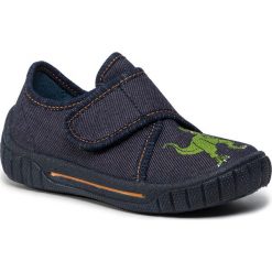 Kapcie SUPERFIT - 5-00278-81 M Blau. Niebieskie sandały chłopięce Superfit, z tworzywa sztucznego, bez zapięcia. Za 119,00 zł.