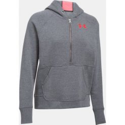 Bluzy sportowe damskie: Under Armour Bluza damska Favorite Fleece 1/2 Zip szaro-różowa r.XS (1298416-090)