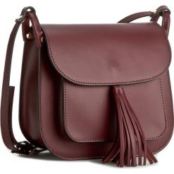 Listonoszki damskie: Torebka CREOLE – K10197 Ciemny Bordo