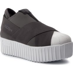 Sneakersy TOGOSHI - TG-08-02-000046 609. Szare półbuty damskie Togoshi, na co dzień, bez wzorów, ze skóry ekologicznej, bez obcasa, na koturnie, bez zapięcia. W wyprzedaży za 389,00 zł.