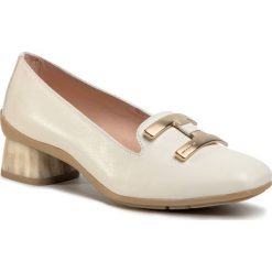 Półbuty HISPANITAS - Venecia HV09814 Panna. Brązowe półbuty damskie Hispanitas, z aplikacjami, ze skóry, eleganckie, bez obcasa, na obcasie, bez zapięcia. Za 479,00 zł.