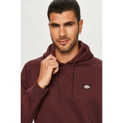 Dickies - Bluza. Brązowe bluzy męskie Dickies, s, bez wzorów, z bawełny, z kapturem, bez rękawów, z kapturem. W wyprzedaży za 259,90 zł.