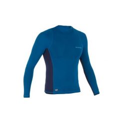 TOP UV surfing długi rękaw 500 męski. Niebieskie buty sportowe męskie marki OLAIAN, xl, bez wzorów, z elastanu, sportowe, bez kołnierzyka, z długim rękawem, długie. Za 49,99 zł.
