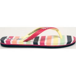 Pepe Jeans - Japonki dziecięce Dorset Beach. Różowe sandały dziewczęce Pepe Jeans, z jeansu, bez zapięcia. Za 89,90 zł.