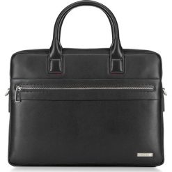 Torba na laptopa 88-3U-206-1. Czarne torby na laptopa Wittchen, w paski, z nylonu, eleganckie. Za 369,90 zł.