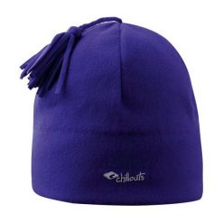 Czapki damskie: CHILLOUTS Czapka damska Freeze Fleece Pom Hat FPH09 fioletowa (CHI-3852)