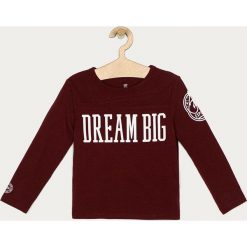 GAP - Longsleeve dziecięcy 104-176 cm. Zielone t-shirty chłopięce GAP, z nadrukiem, z bawełny, z długim rękawem. Za 99,90 zł.