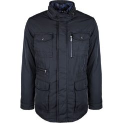 Trussardi Jeans Kurtka "Field Jacket". Płaszcze męskie Trussardi, z nadrukiem, z jeansu, bez kaptura. Za 649,00 zł.